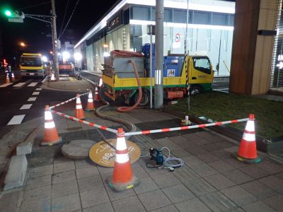 エアハート工法の現場の様子1